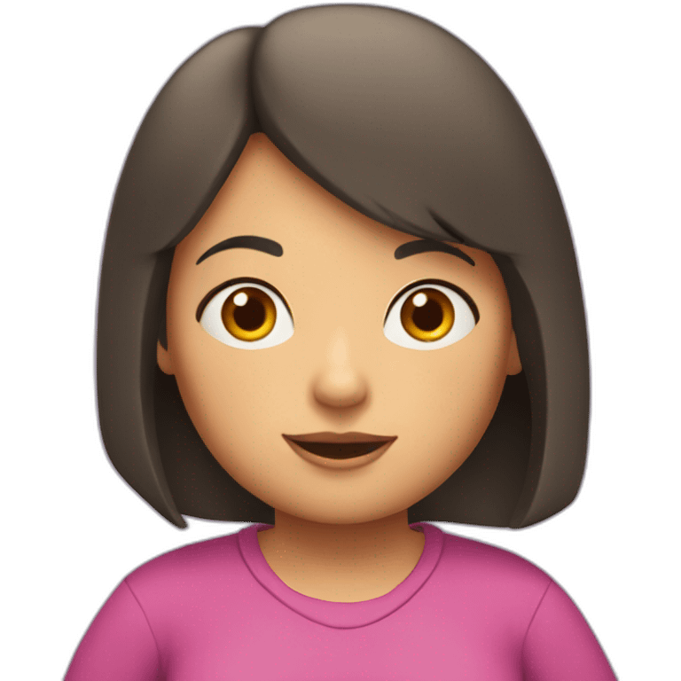 Fat dora at the school emoji