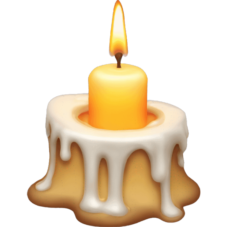 melting candle emoji