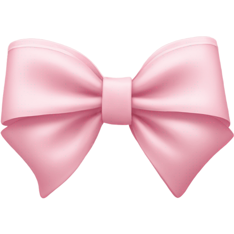 light pink bow on light pink bow emoji