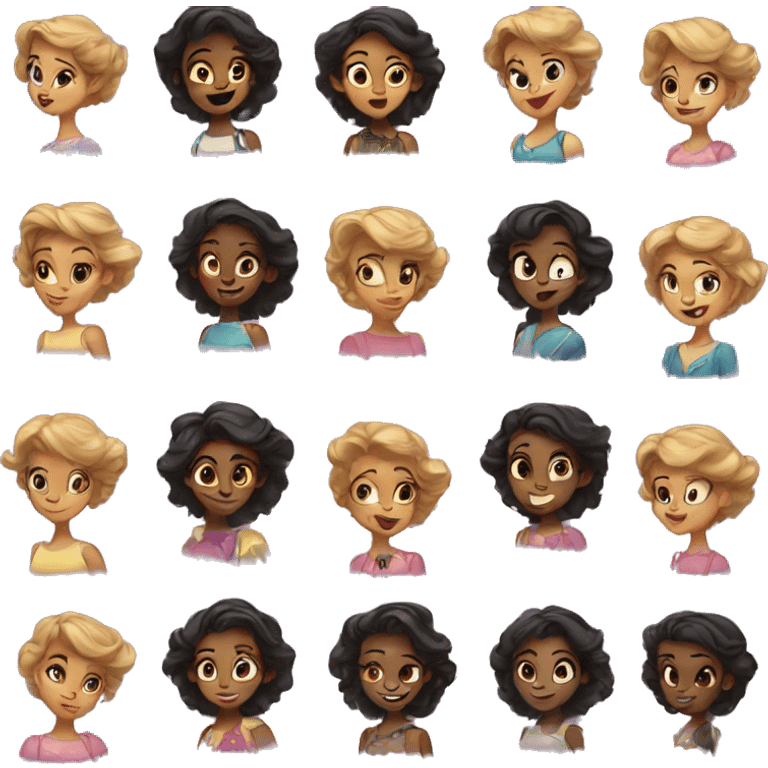 Disney girl  emoji