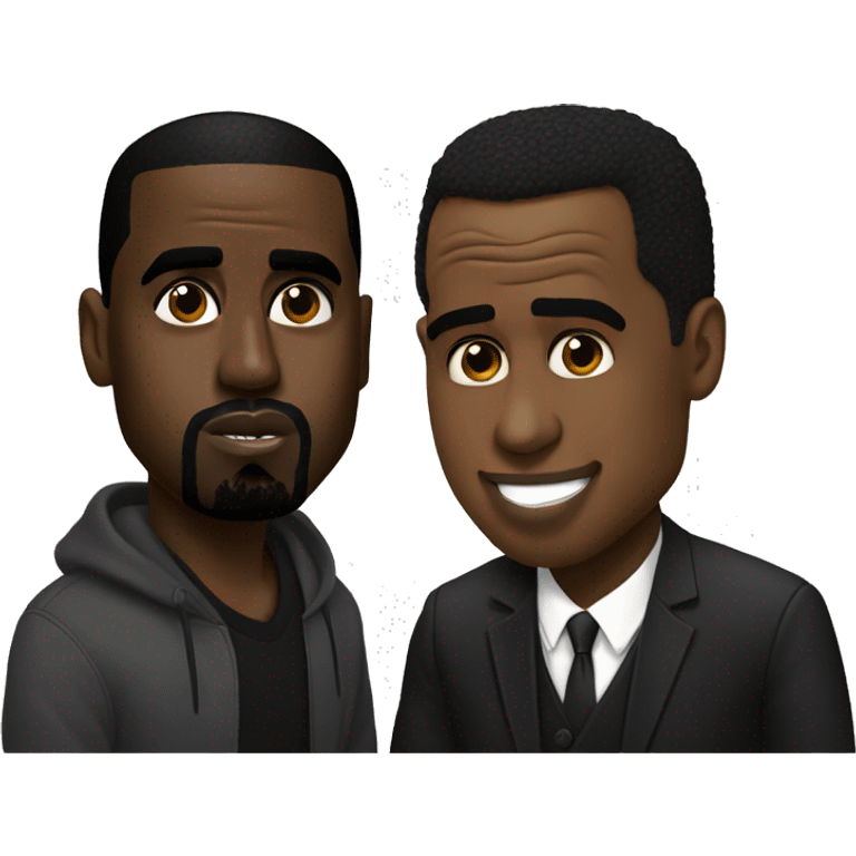 Kanye West with Sean Diddy Combs emoji