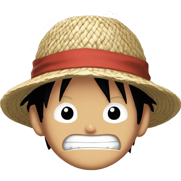 Luffy avec le one piece emoji