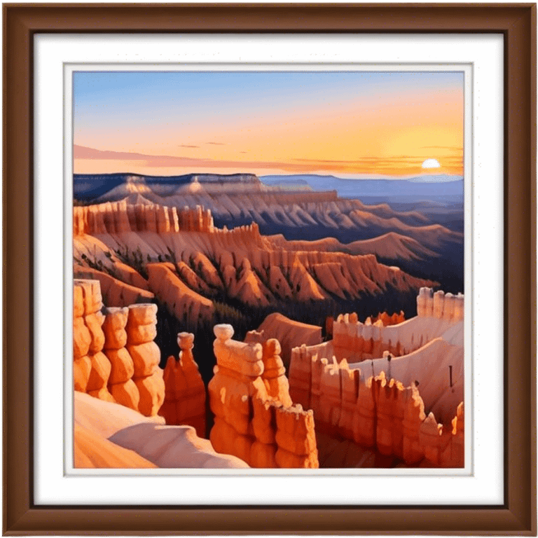 bryce canyon national park sunset emoji