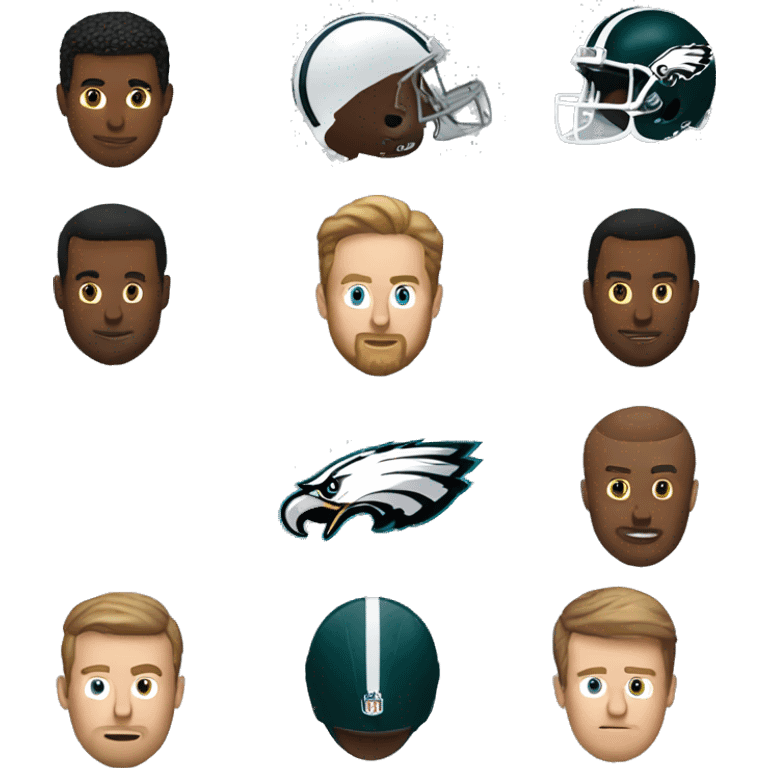 Cowboys vs eagles football emoji