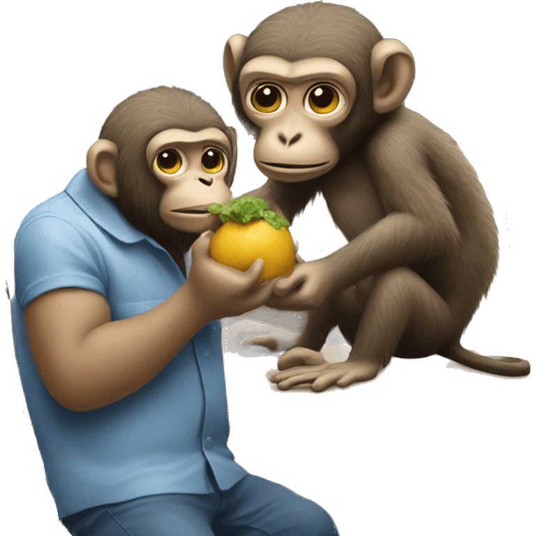 monkey eating a ford 150 emoji