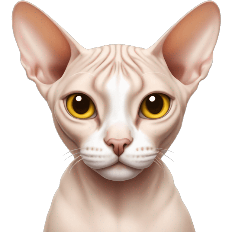 sphynx cat with mango emoji