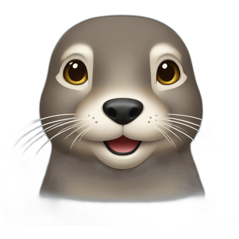 Loutre sur lapin emoji