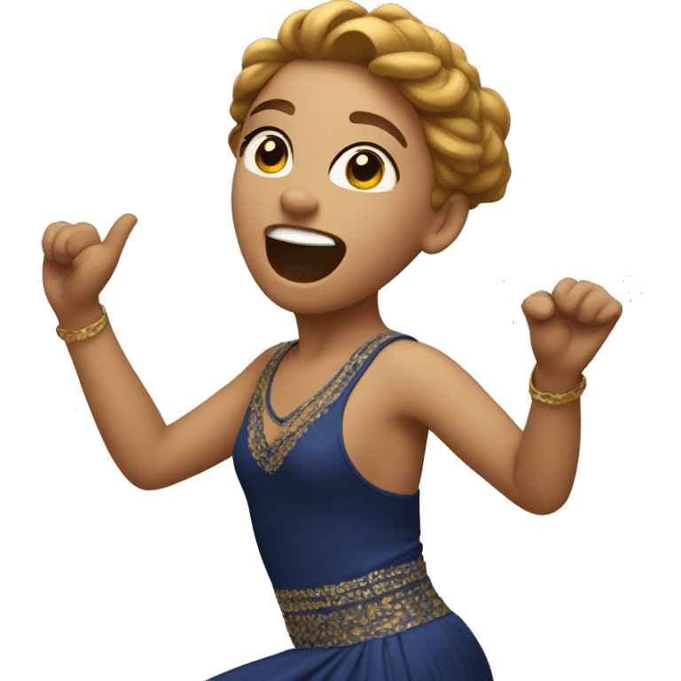 Macarena dancer emoji