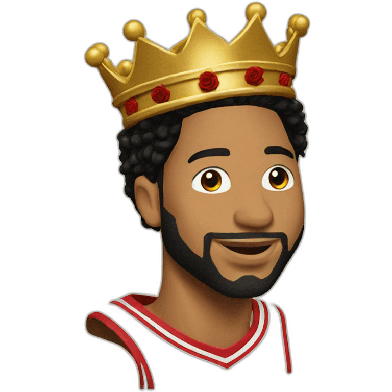 derrick rose with crown emoji