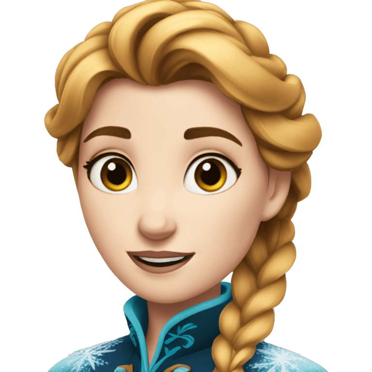 Anna frozen emoji