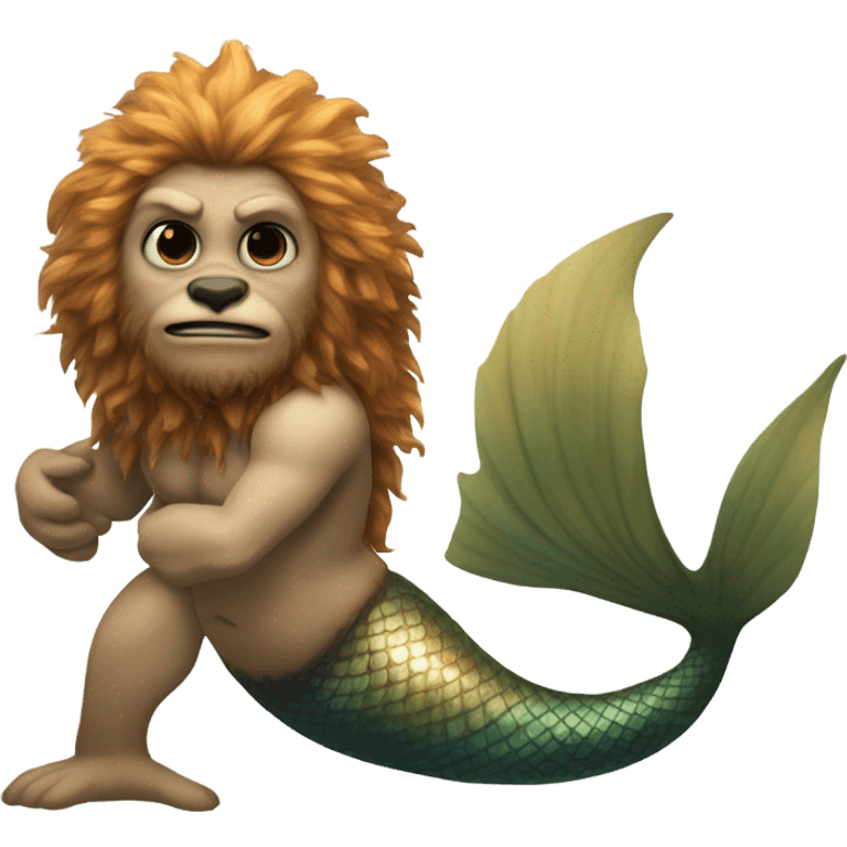 Mermaid sasquatch  emoji