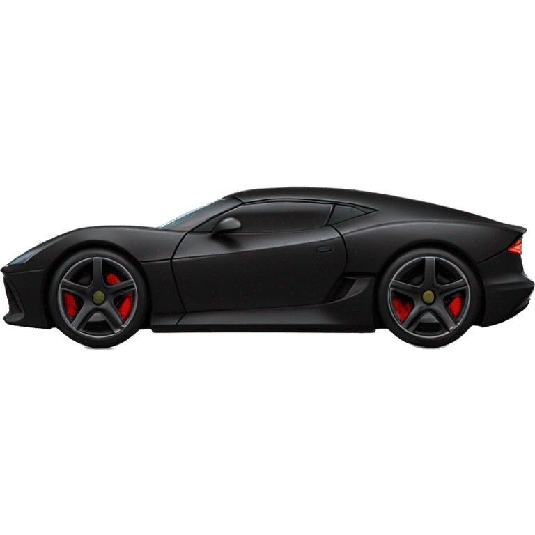 Dark trooper sleek sports car  emoji