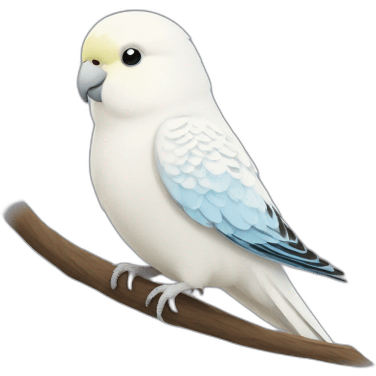 white budgie emoji