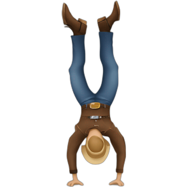 cowboy-handstand emoji