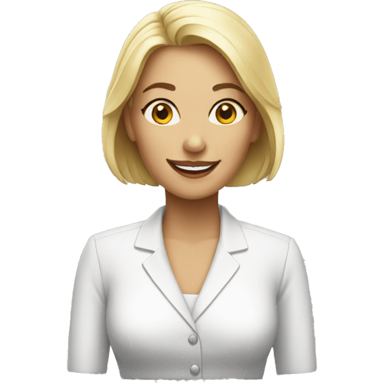 white Hostess  emoji