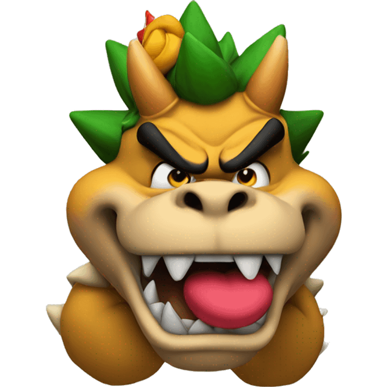 bowser blowing kisses emoji