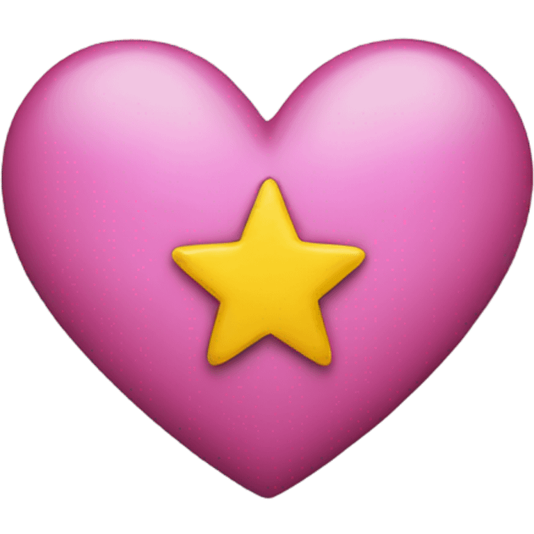 Heart with star emoji