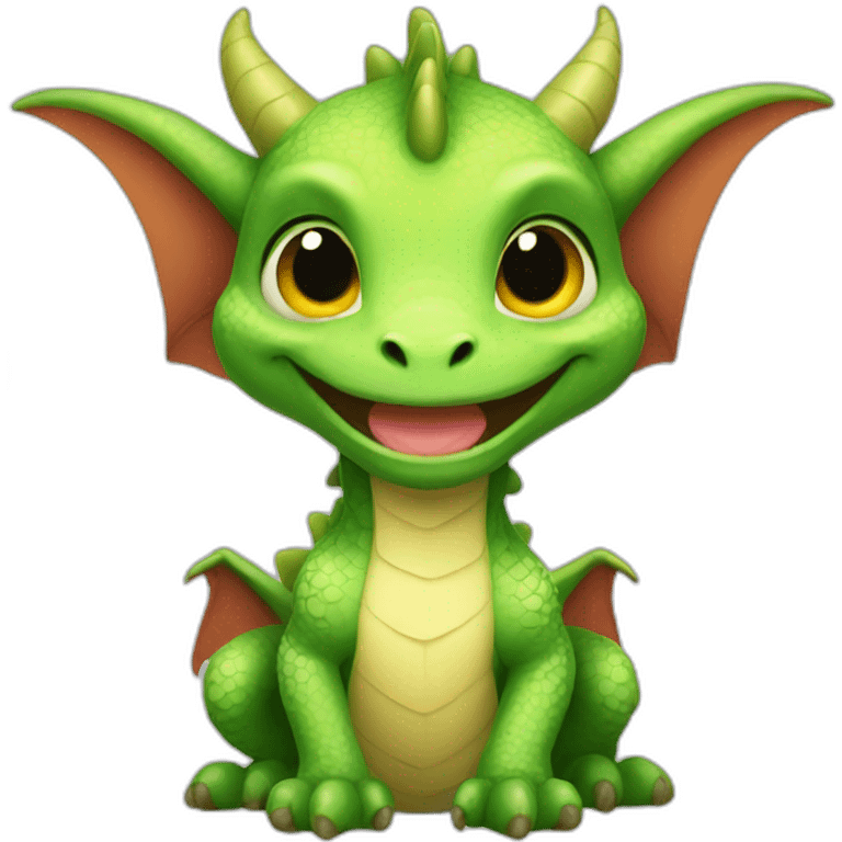 cute pretty dragon goast baby emoji