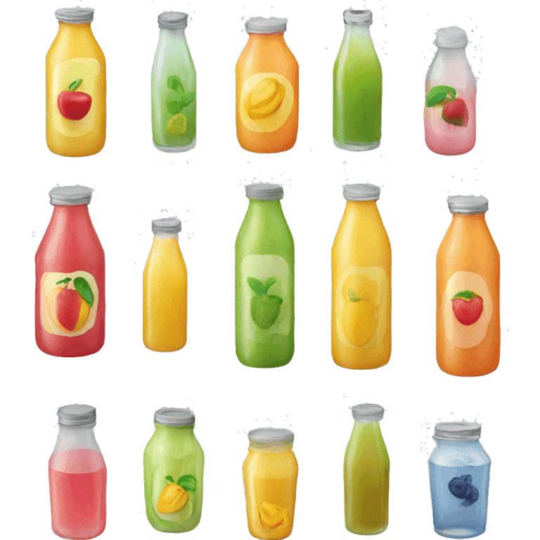 juice bottle  emoji