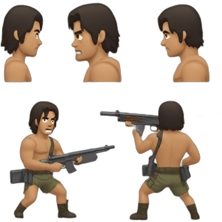 rambo shooting animated gif emoji