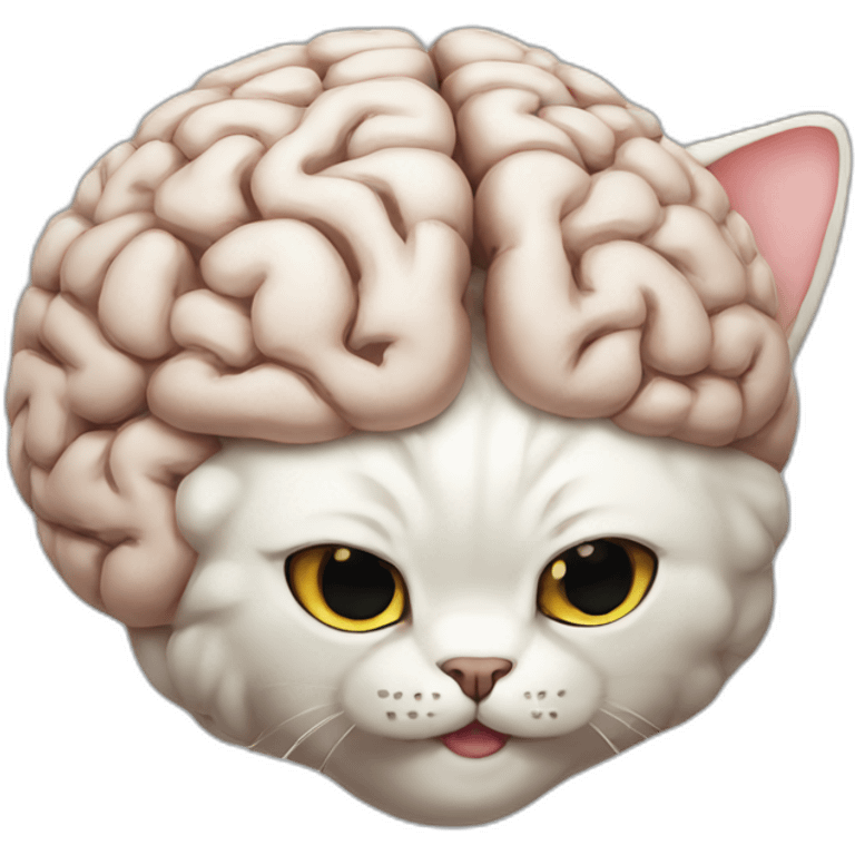 brain-cat emoji