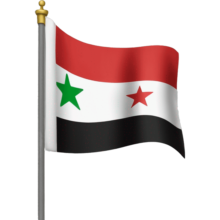 Independent syria flag emoji