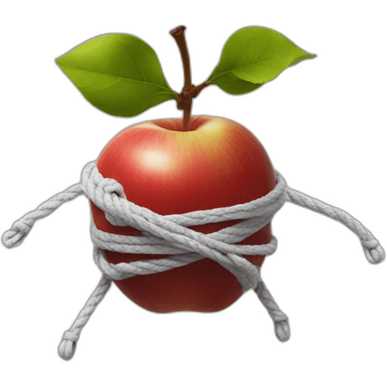 shibari apple emoji