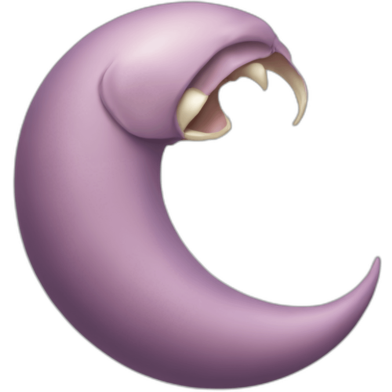 Vulval crescent emoji