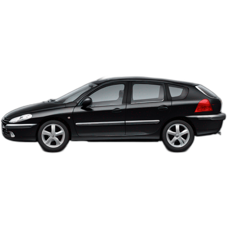 Peugeot 607 Phase 2 noir emoji