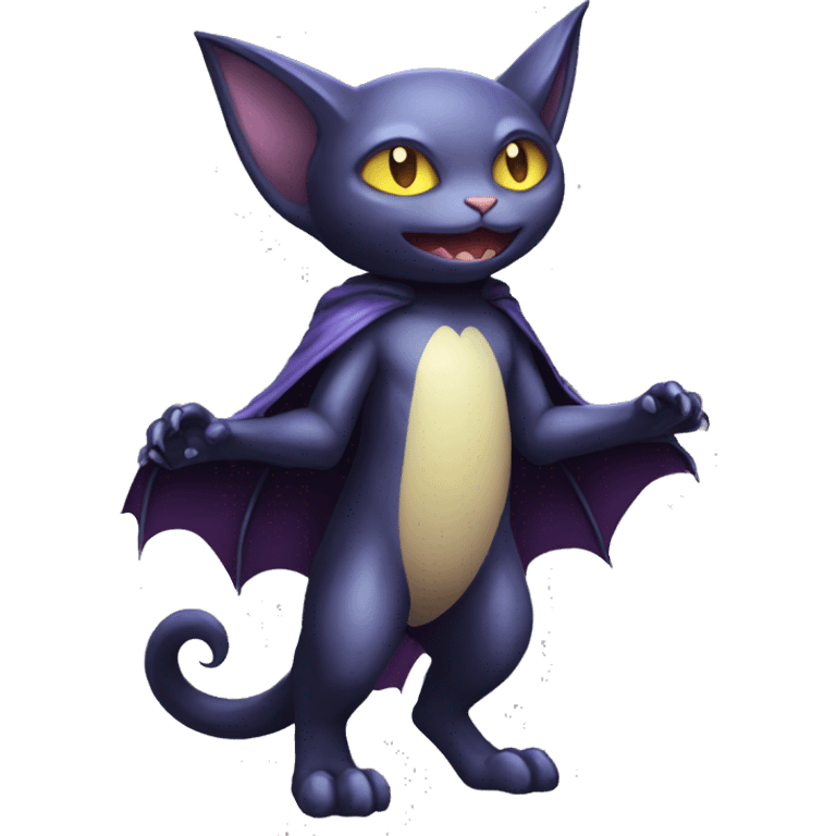 Dark-type-Psychic-type-Fakémon-Bat-Cat full body emoji