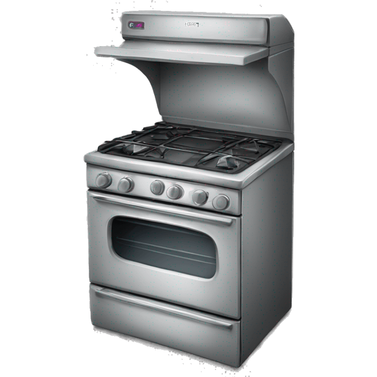 Oven stove silver emoji