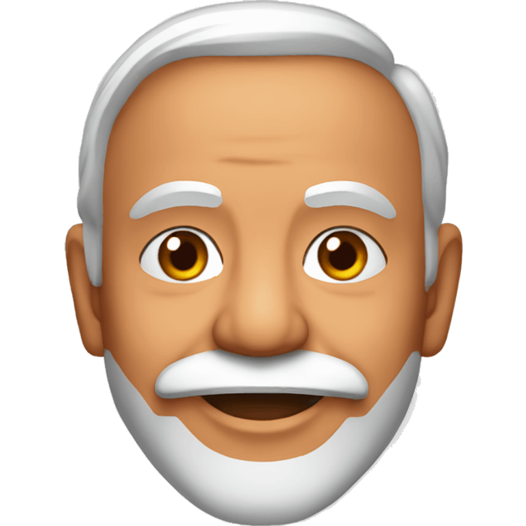 Narendra Modi wearing a ear ring emoji