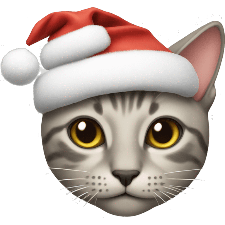 Christmas cat emoji