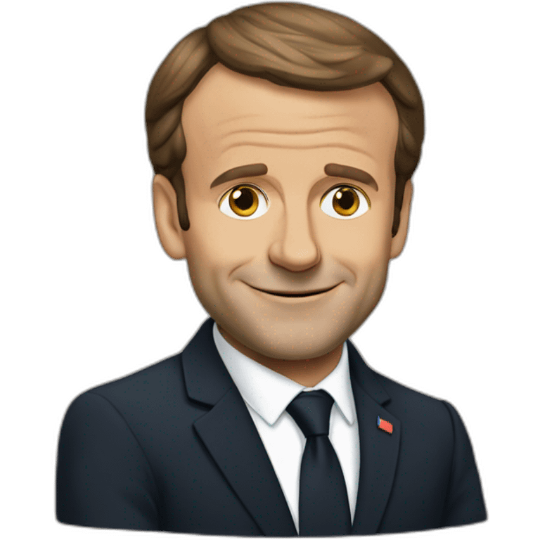 Emmanuel Macron emoji