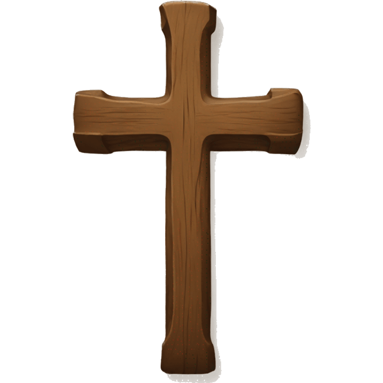 Wooden cross emoji