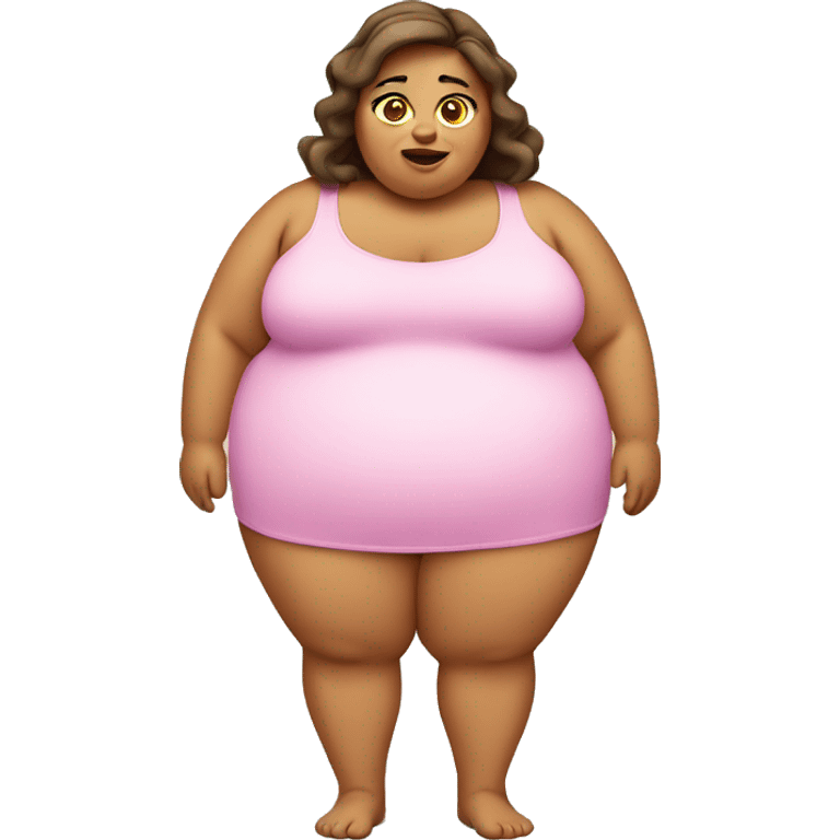 fat woman emoji