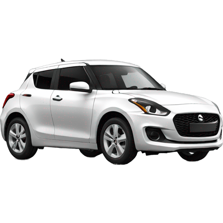 White swift car emoji