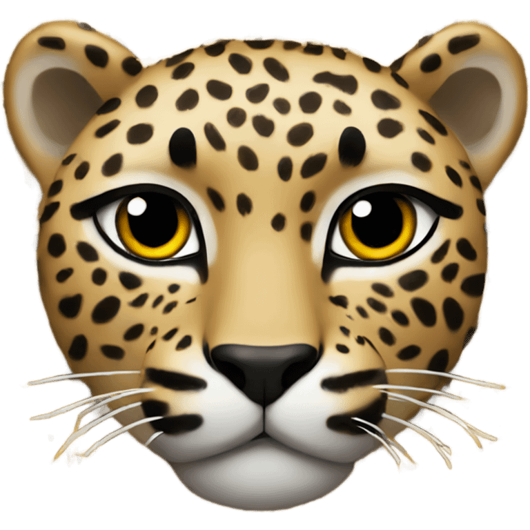 leopard heart emoji