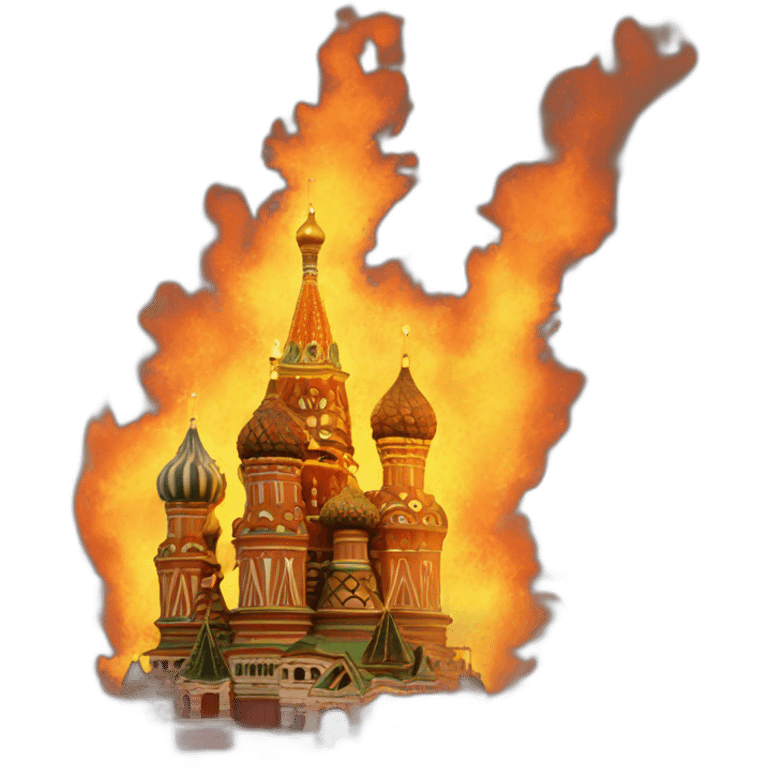 moscow on fire emoji