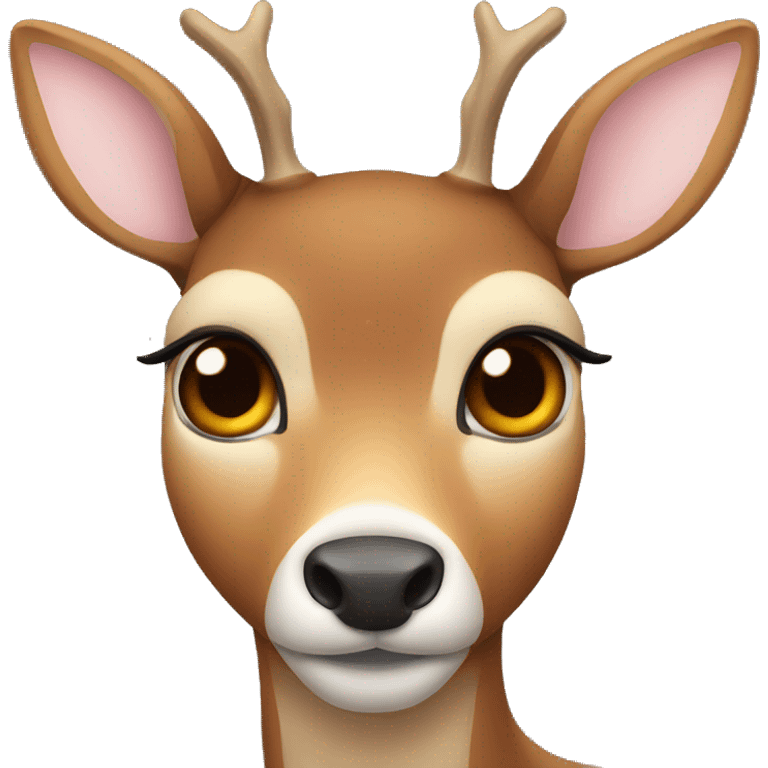 deer with hazel eyes emoji