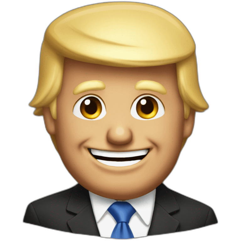 trump smiling emoji