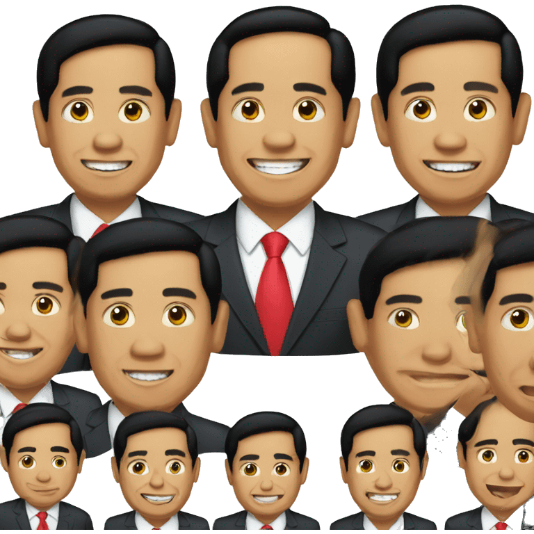 President indonesia mr jokowi emoji