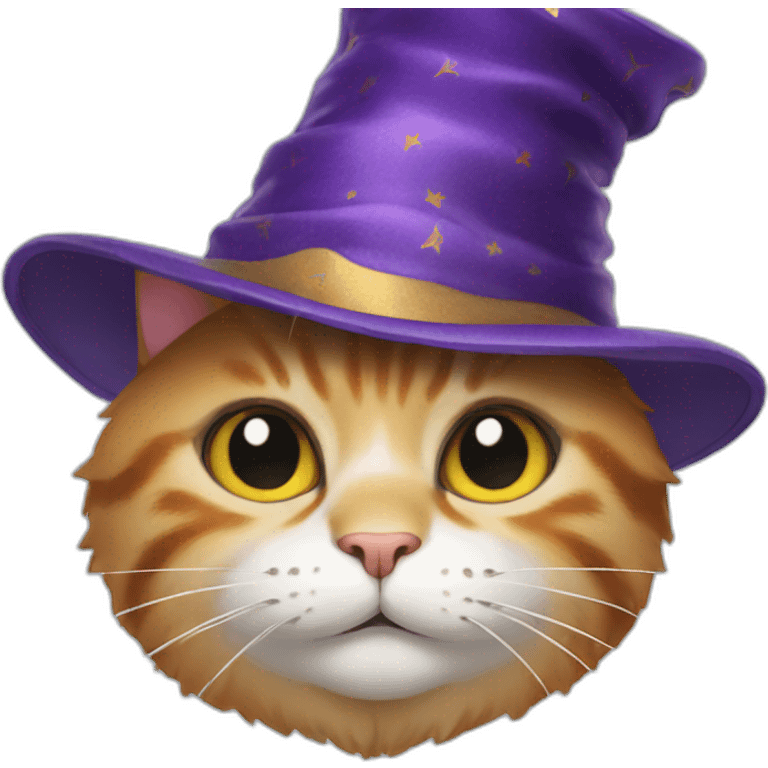 cat in a magic hat emoji