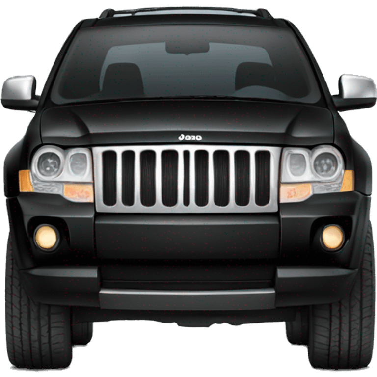 2008 Black Jeep grand Cherokee  emoji