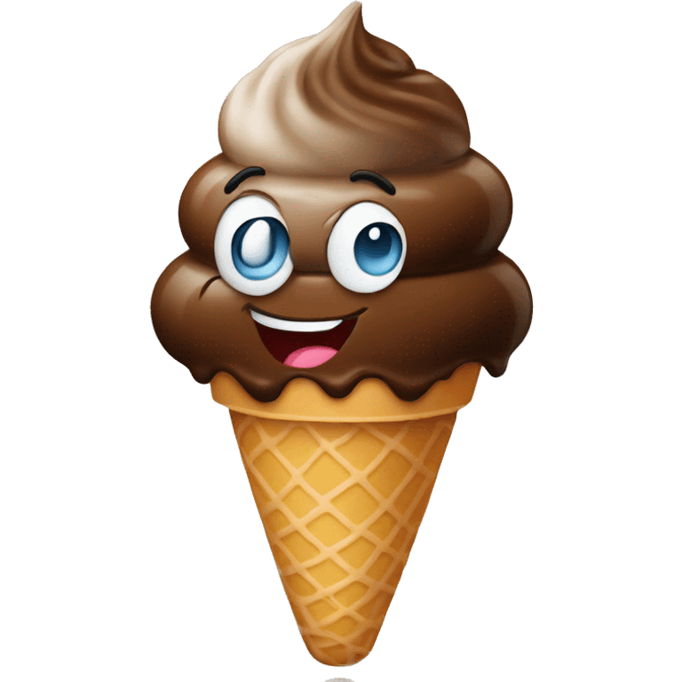 ice cream with box emoji