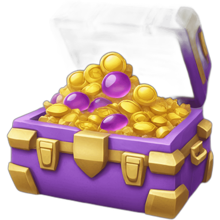 Pokemon Game LootCase Purple Color Legendary Epic Rich Treasure emoji