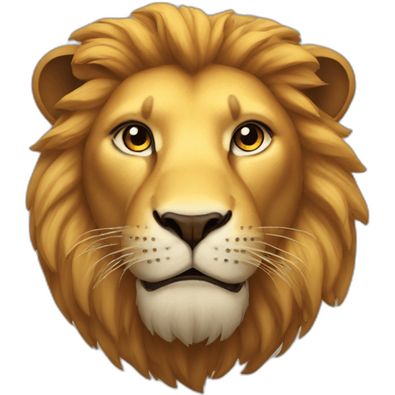 lion head emoji