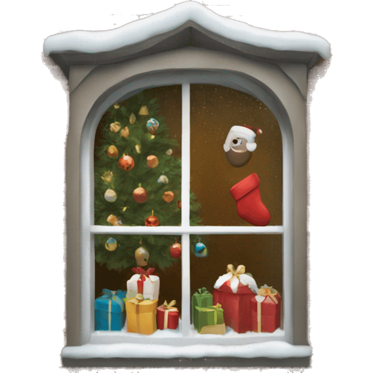 Christmas window emoji