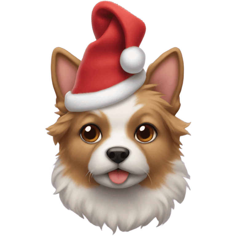 Santa paws emoji