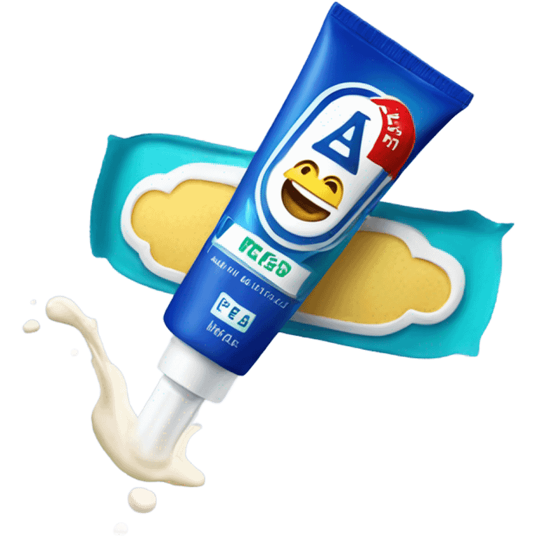 crest tube toothpaste emoji